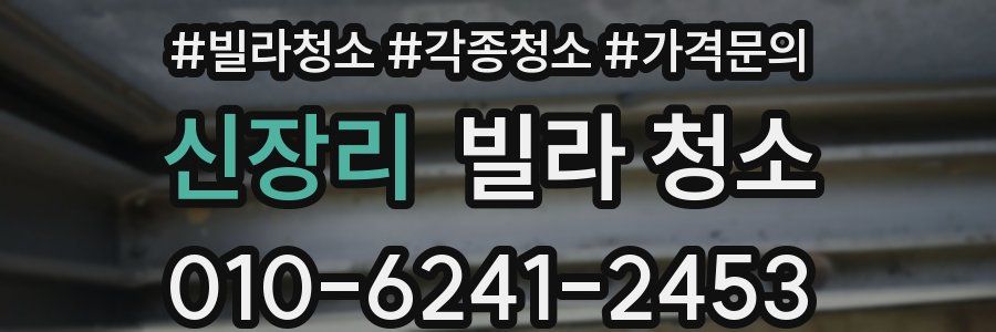 신장리 빌라 청소