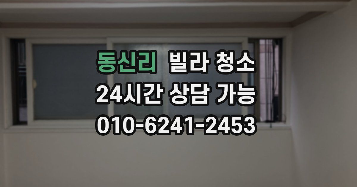 동신리 빌라 청소