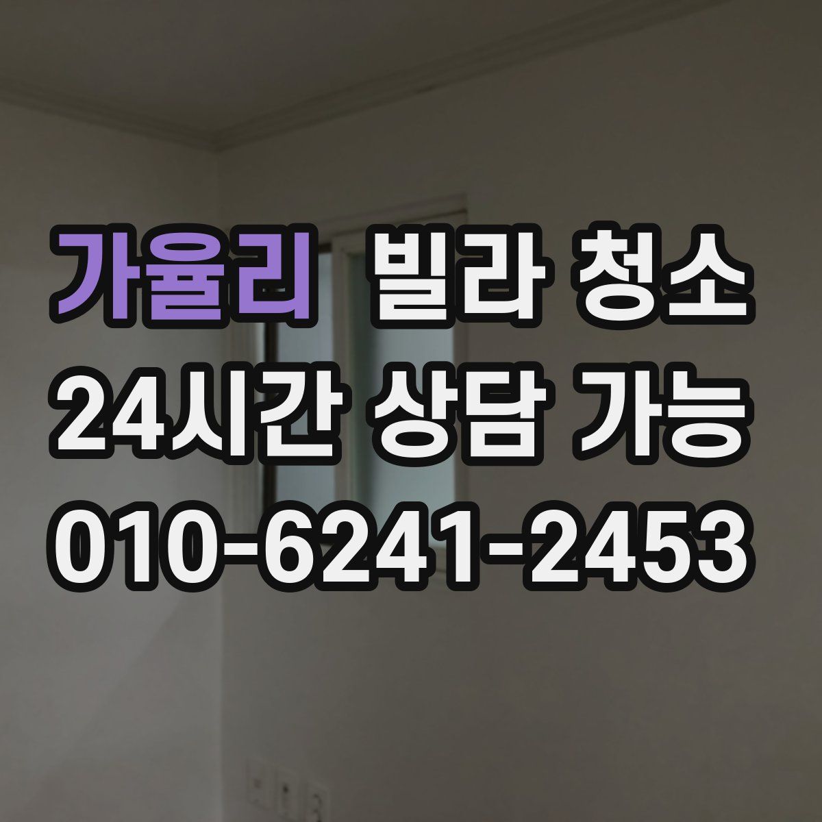 가율리 빌라 청소