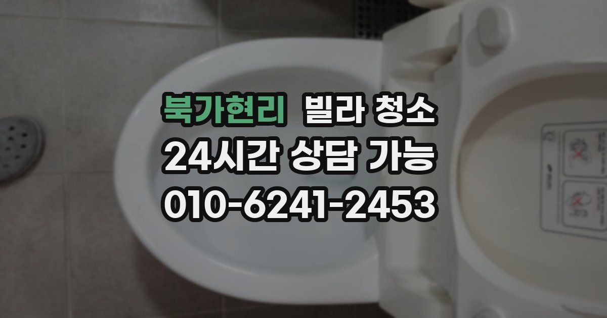 북가현리 빌라 청소