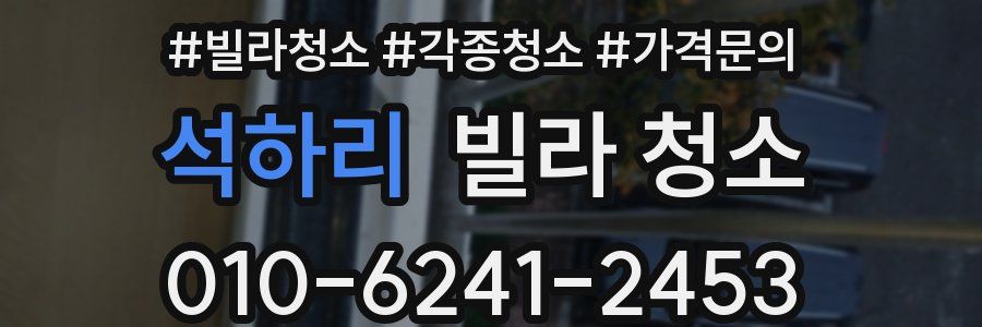 석하리 빌라 청소