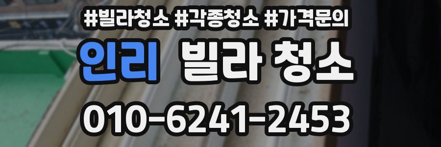 인리 빌라 청소