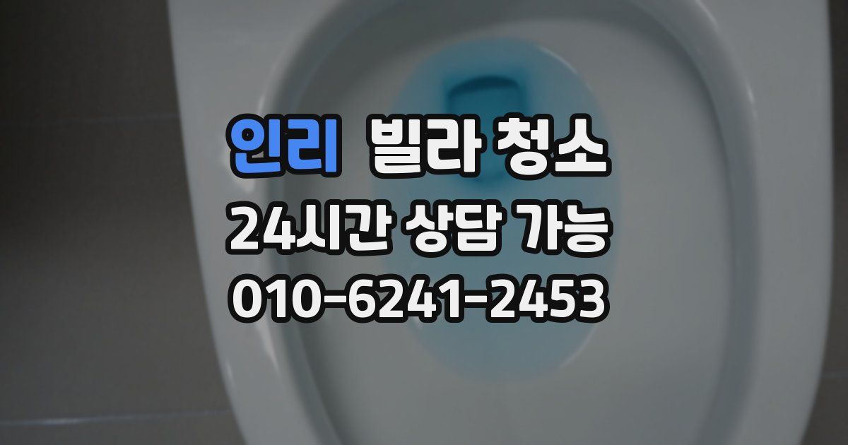 인리 빌라 청소