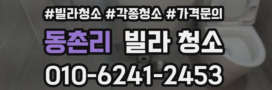 동촌리 빌라 청소