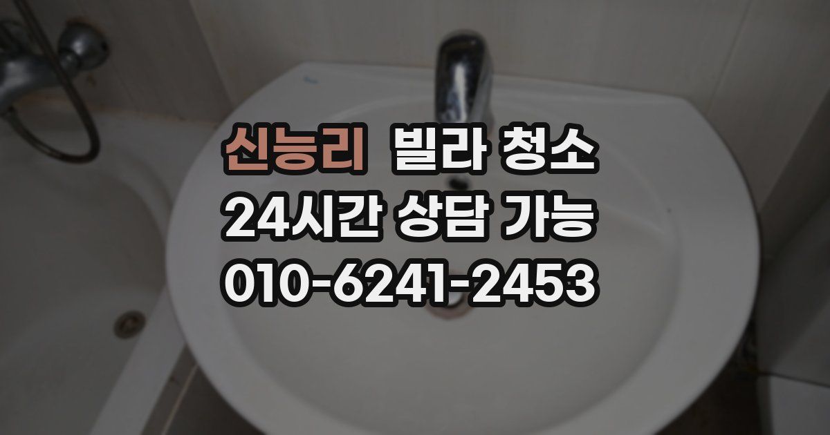 신능리 빌라 청소