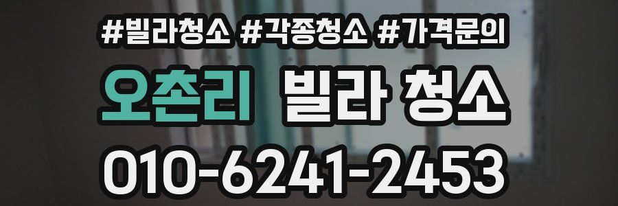 오촌리 빌라 청소