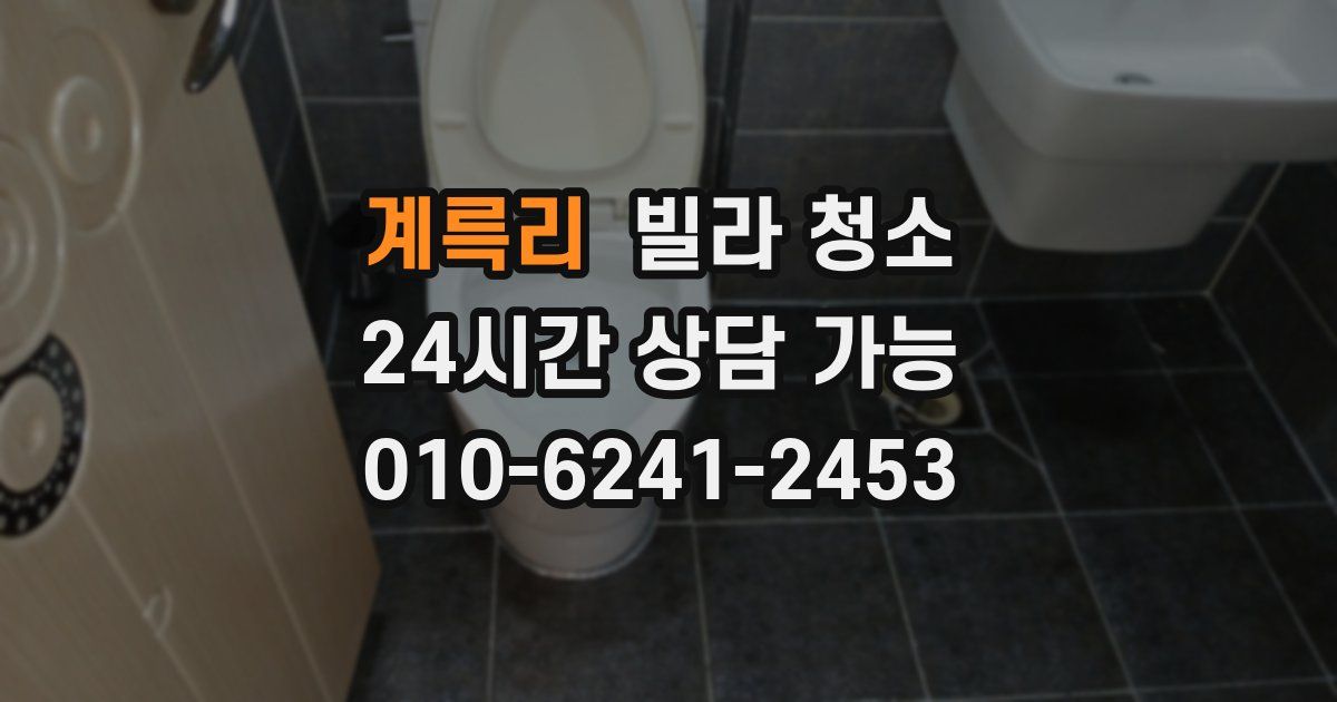 계륵리 빌라 청소