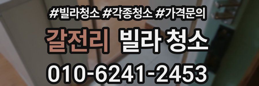 갈전리 빌라 청소