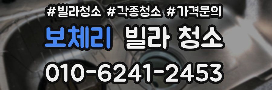 보체리 빌라 청소