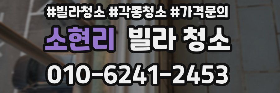 소현리 빌라 청소