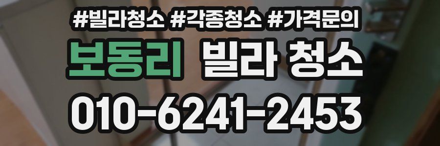 보동리 빌라 청소