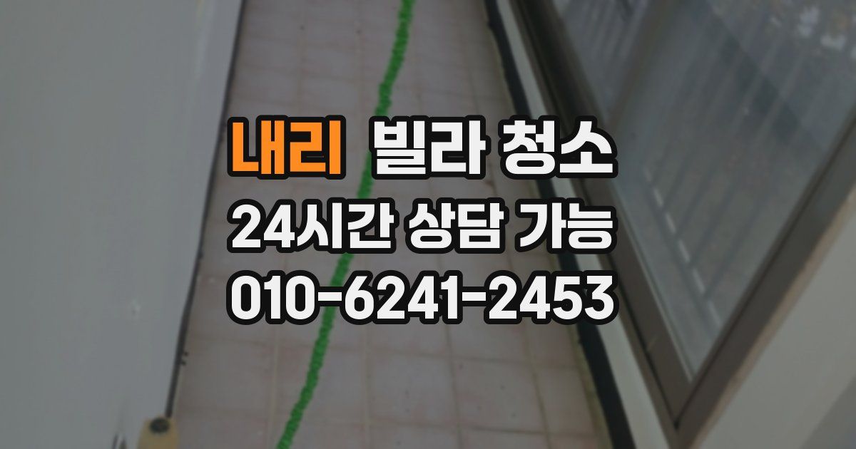 내리 빌라 청소
