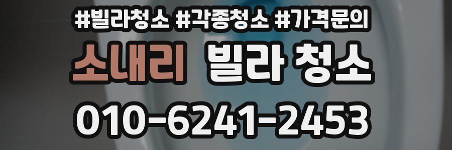 소내리 빌라 청소