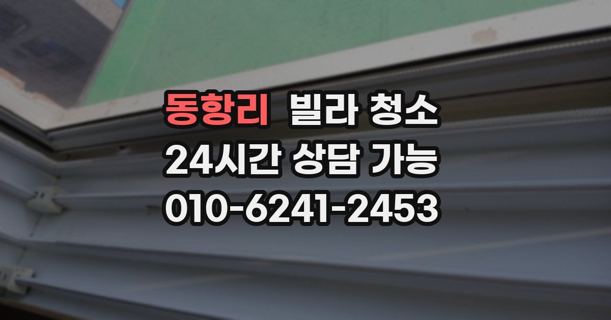 동항리 빌라 청소