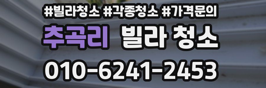 추곡리 빌라 청소