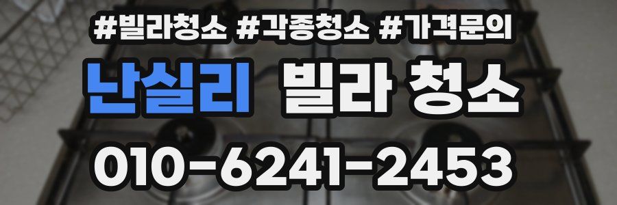 난실리 빌라 청소
