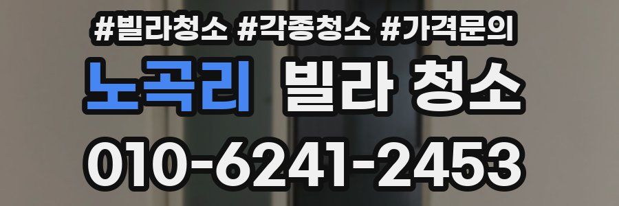 노곡리 빌라 청소
