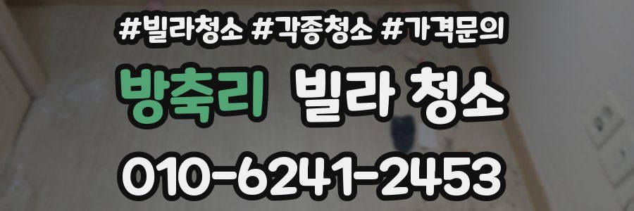 방축리 빌라 청소
