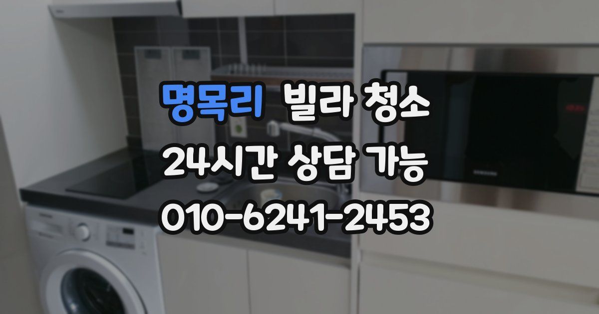 명목리 빌라 청소