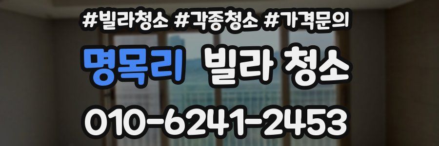 명목리 빌라 청소