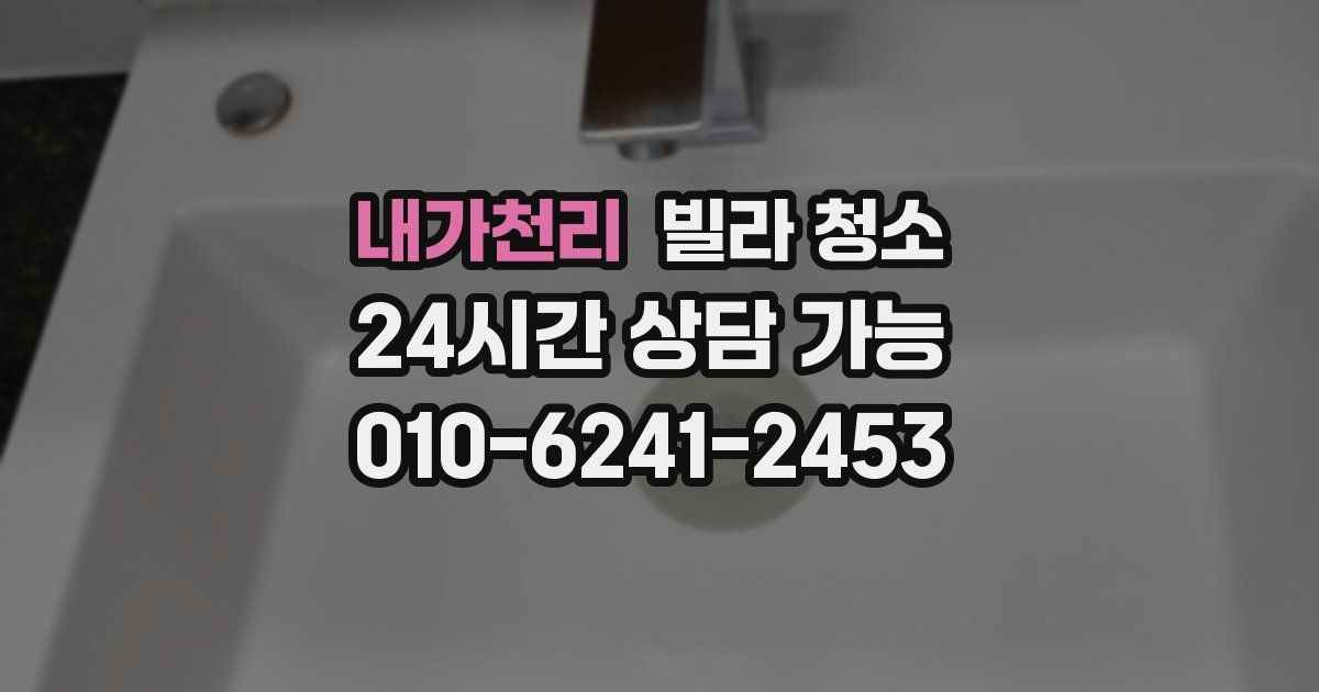 내가천리 빌라 청소