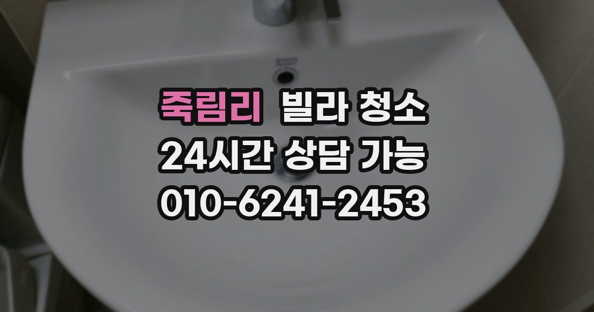 죽림리 빌라 청소