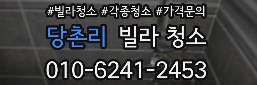 당촌리 빌라 청소