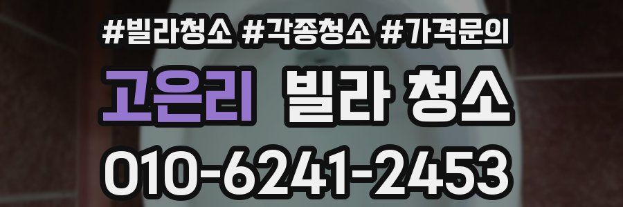 고은리 빌라 청소