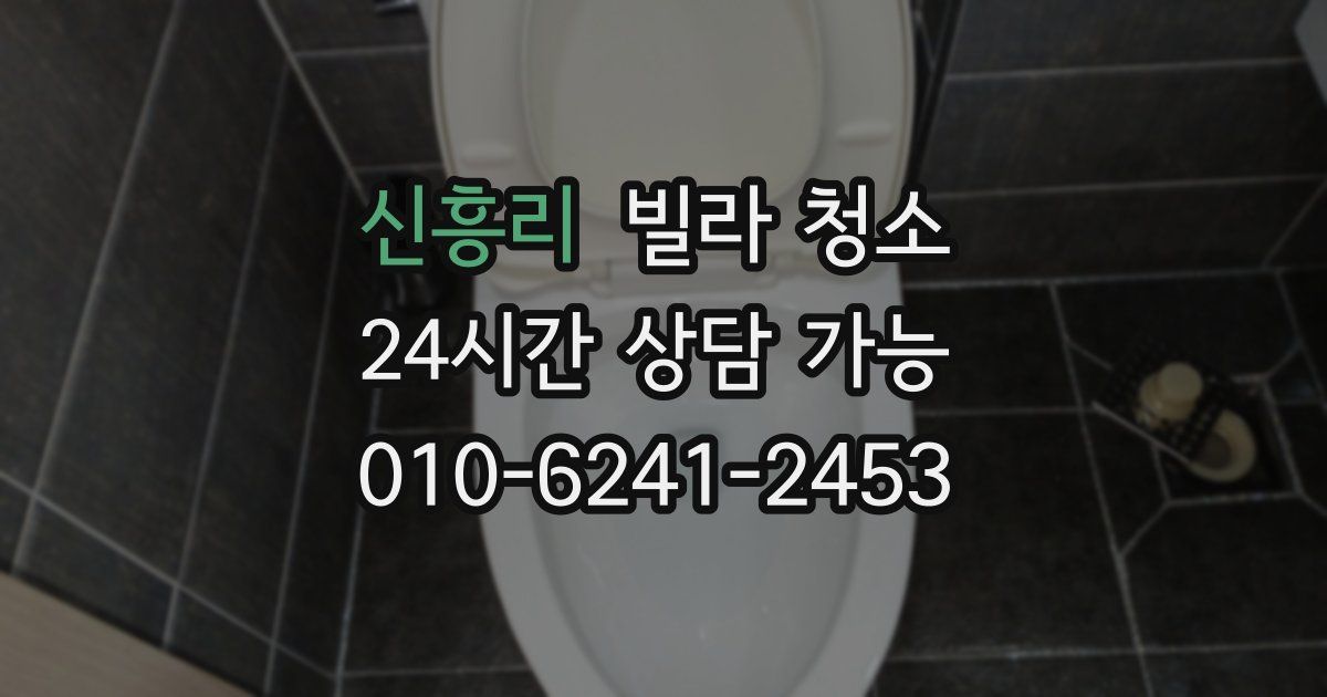 신흥리 빌라 청소