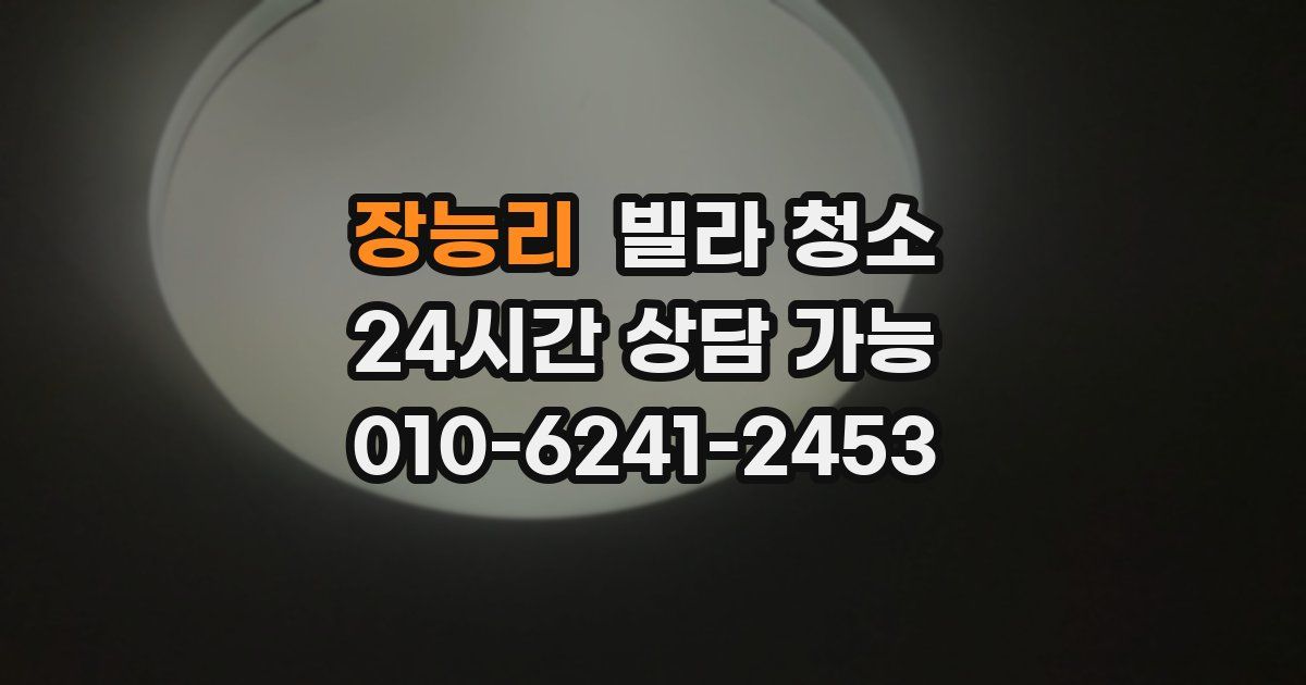 장능리 빌라 청소