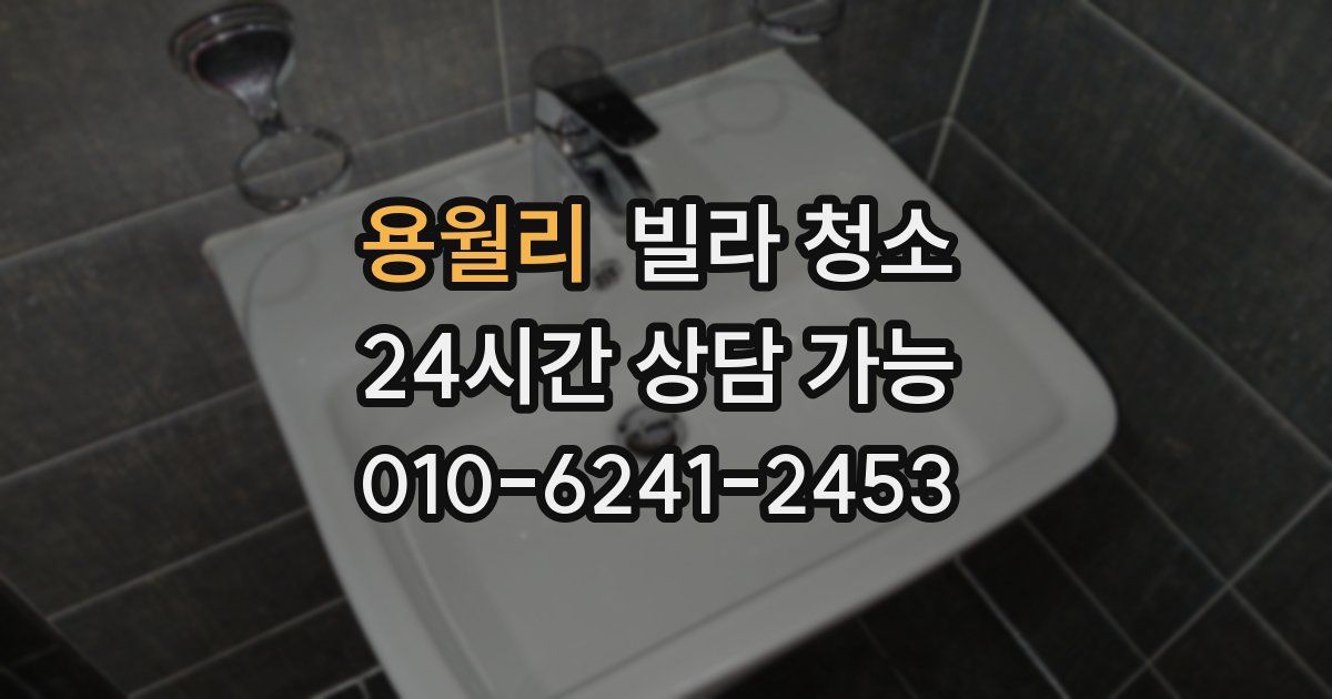 용월리 빌라 청소