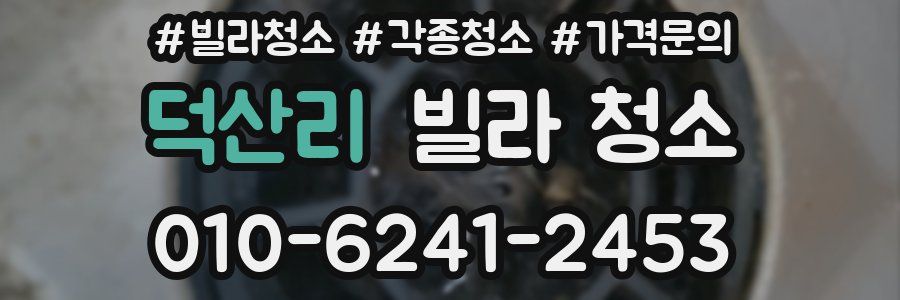 덕산리 빌라 청소