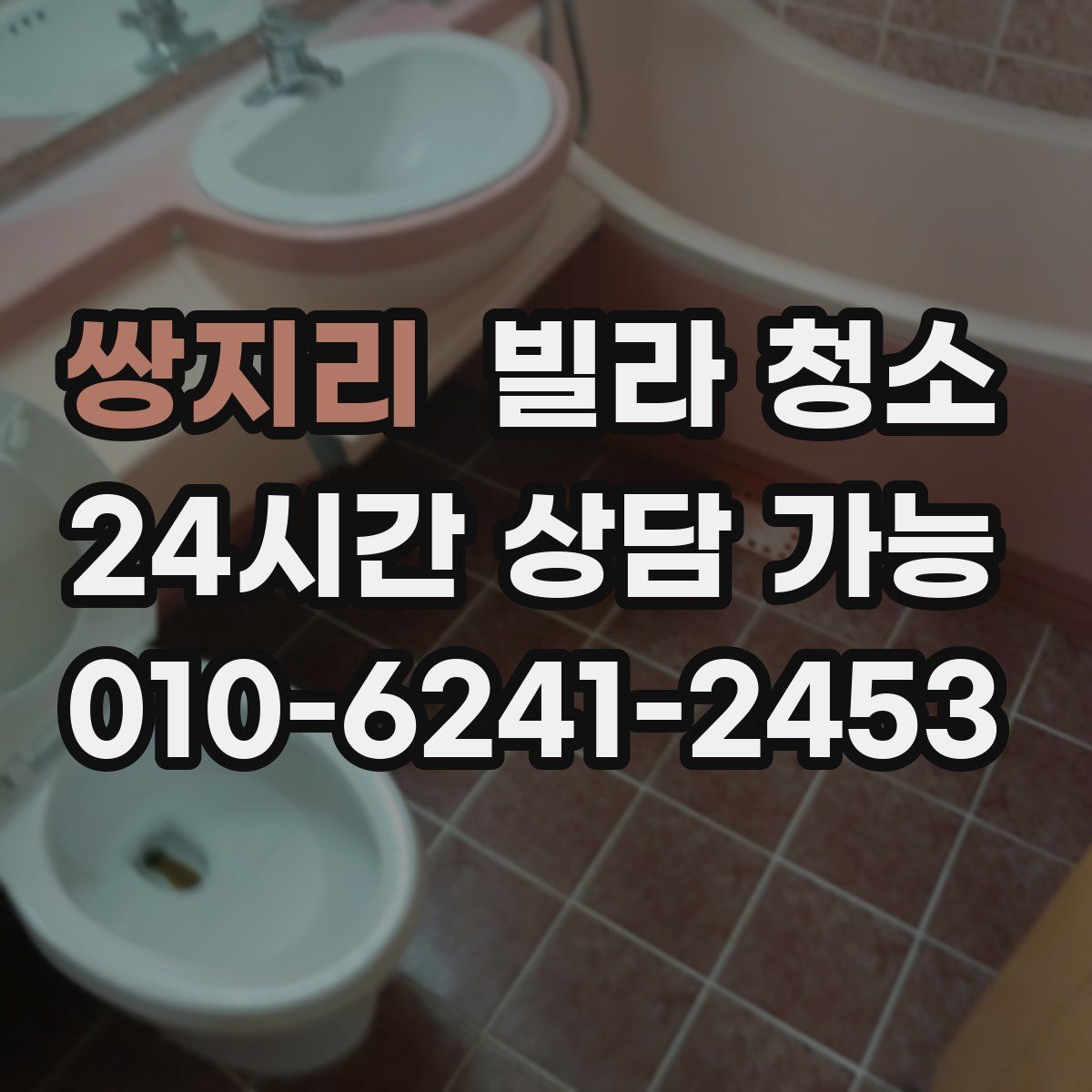 쌍지리 빌라 청소