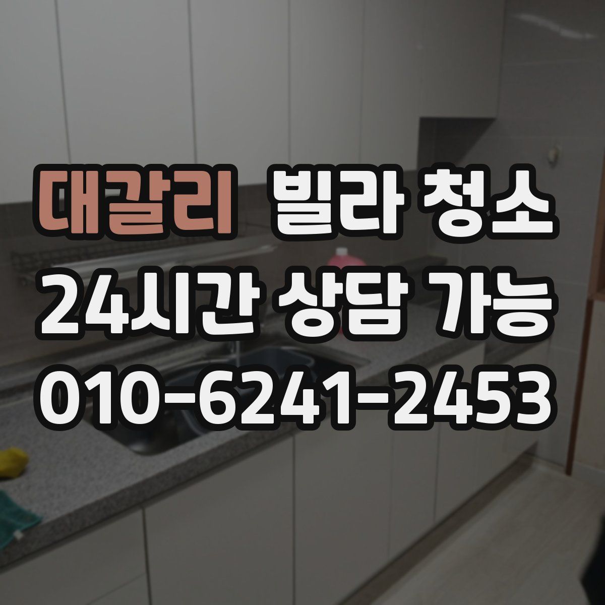 대갈리 빌라 청소