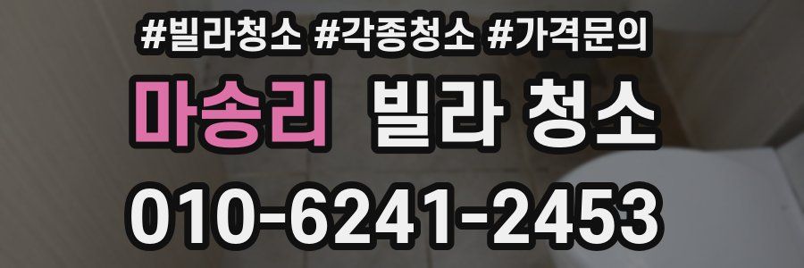 마송리 빌라 청소