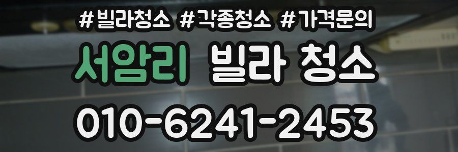 서암리 빌라 청소