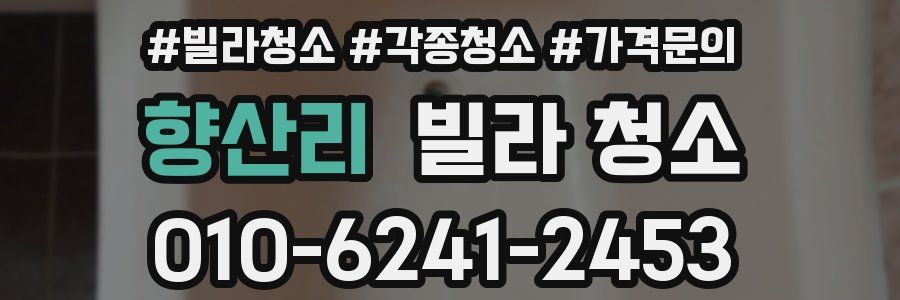 향산리 빌라 청소
