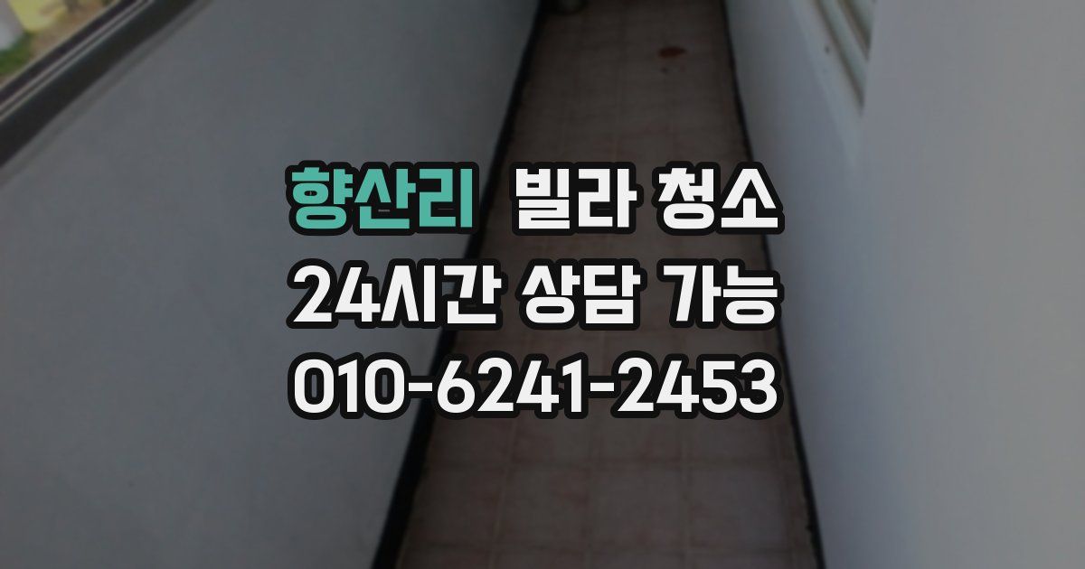 향산리 빌라 청소