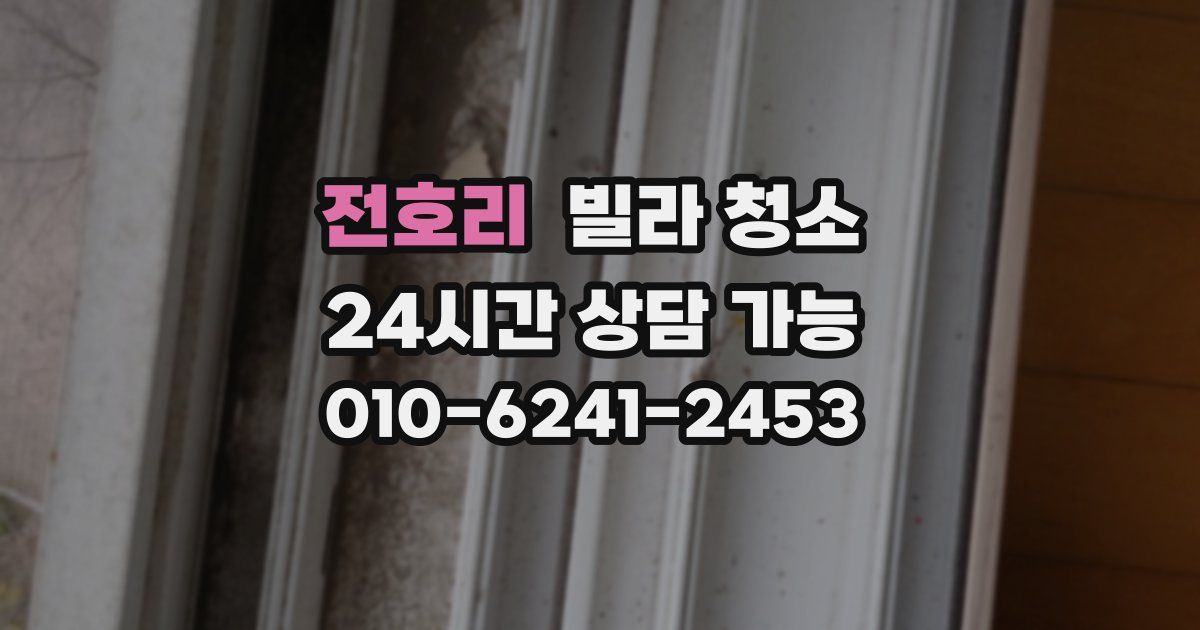 전호리 빌라 청소