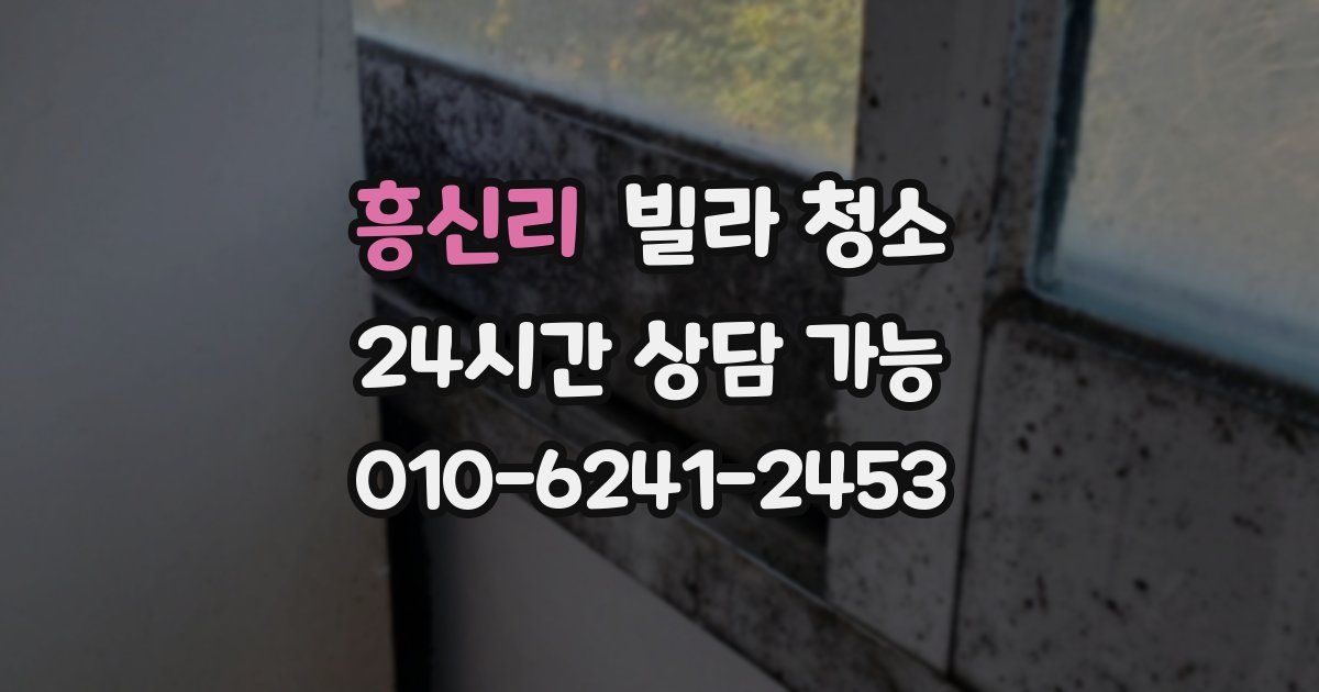 흥신리 빌라 청소