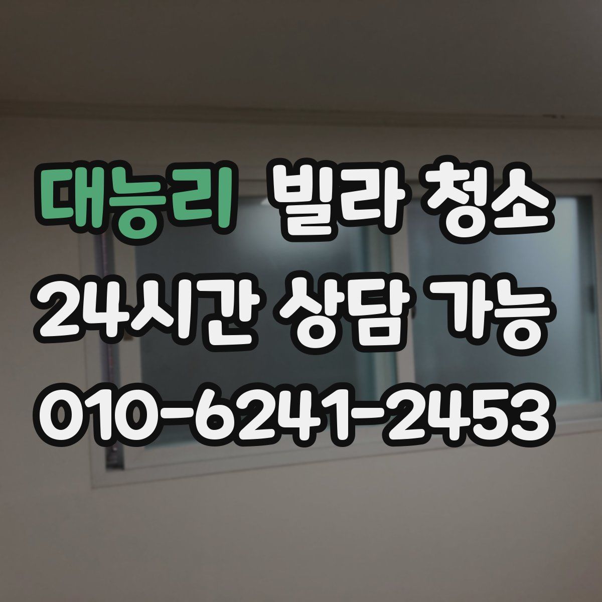 대능리 빌라 청소