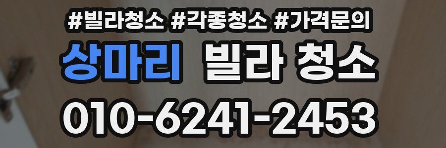 상마리 빌라 청소