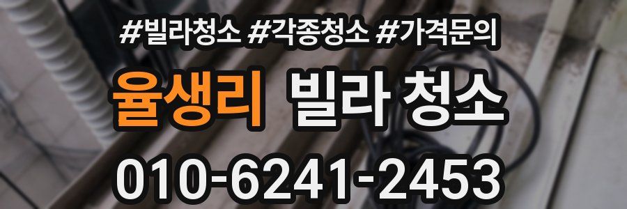 율생리 빌라 청소