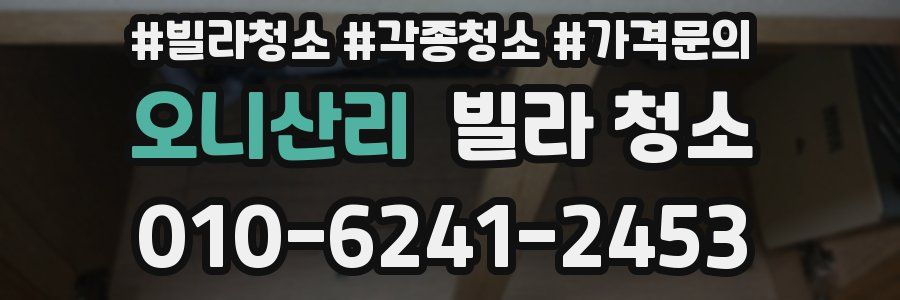 오니산리 빌라 청소