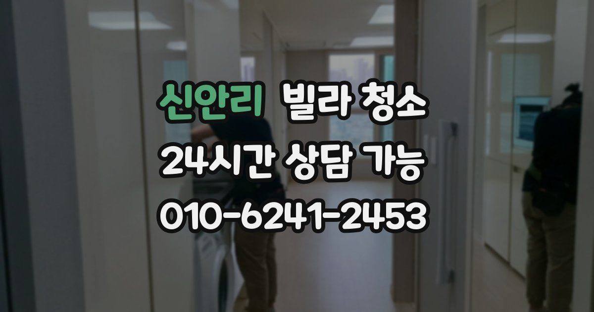 신안리 빌라 청소
