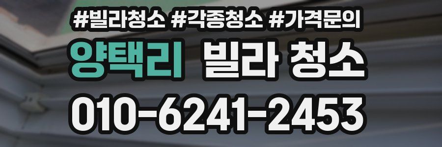 양택리 빌라 청소