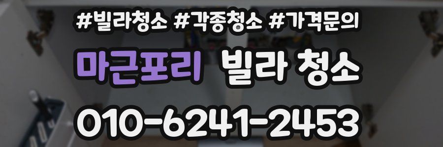 마근포리 빌라 청소