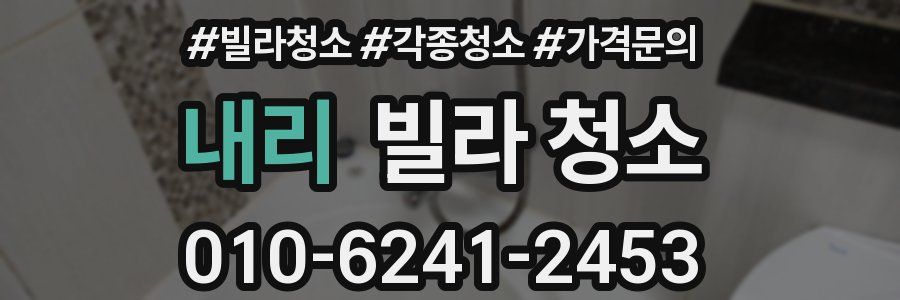 내리 빌라 청소