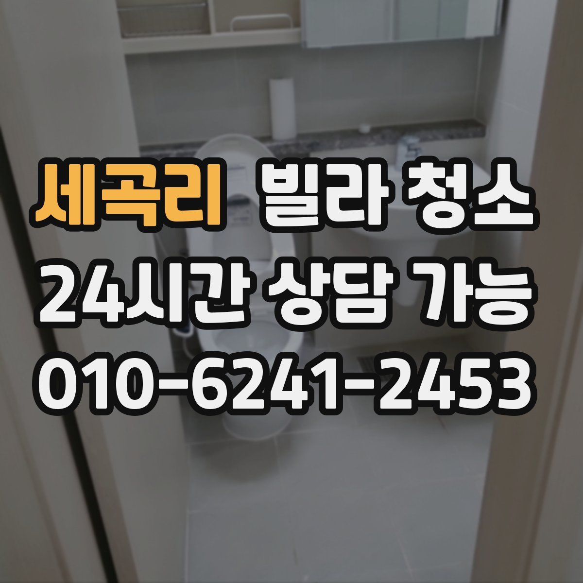 세곡리 빌라 청소