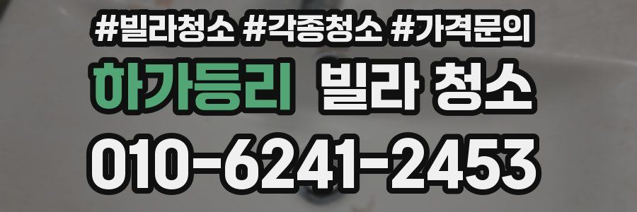 하가등리 빌라 청소